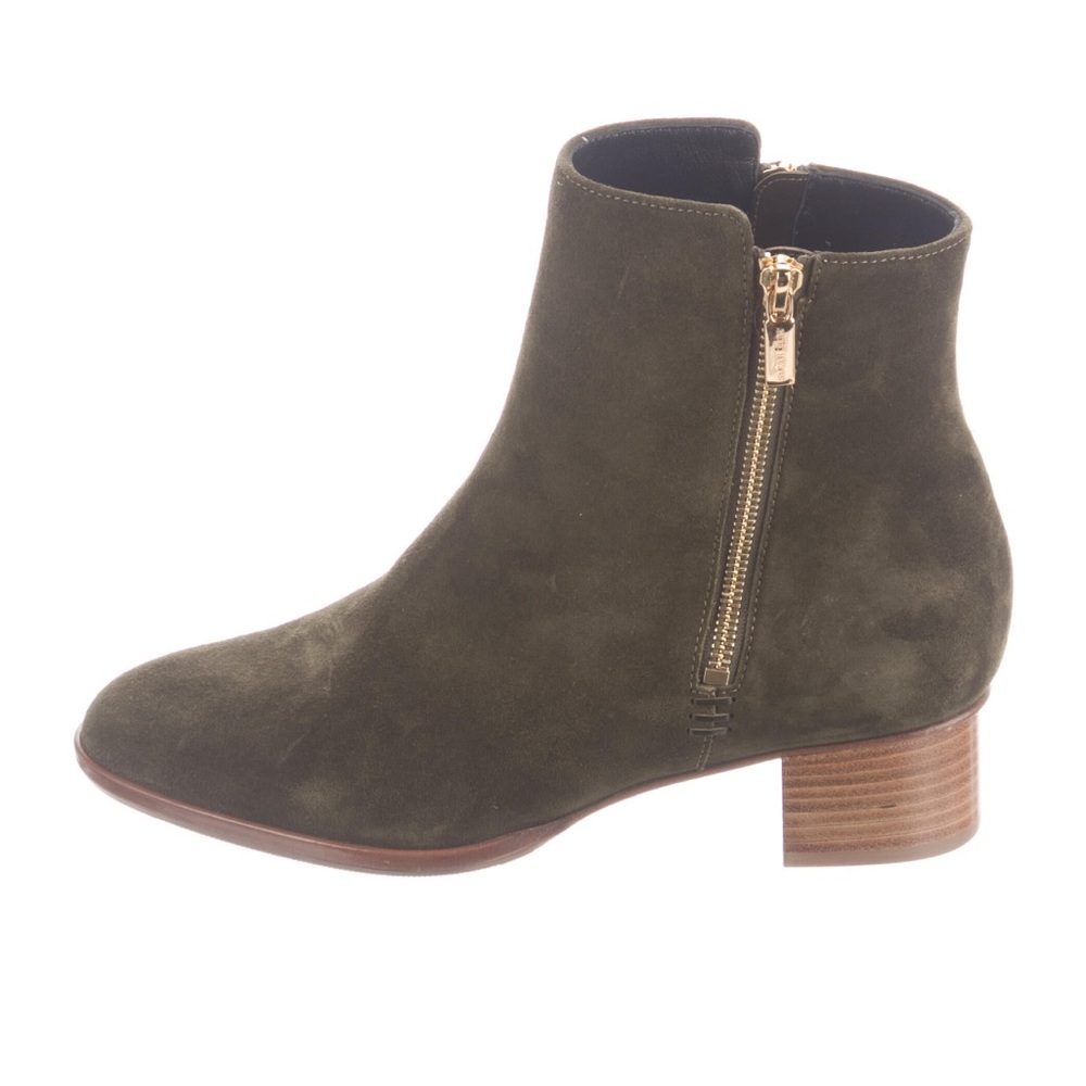 Sarah Flint perfect zip bootie 30 mm in green, size 40